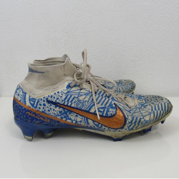 Nike CR7 Air Zoom Mercurial Vapor 15 Elite FG US 8 Worn White Metallic Copper - Picture 1 of 10